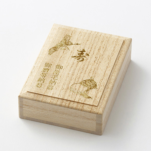 へその緒ケース 内寸77×51×H18mm / 製品紹介 | 箱義桐箱店